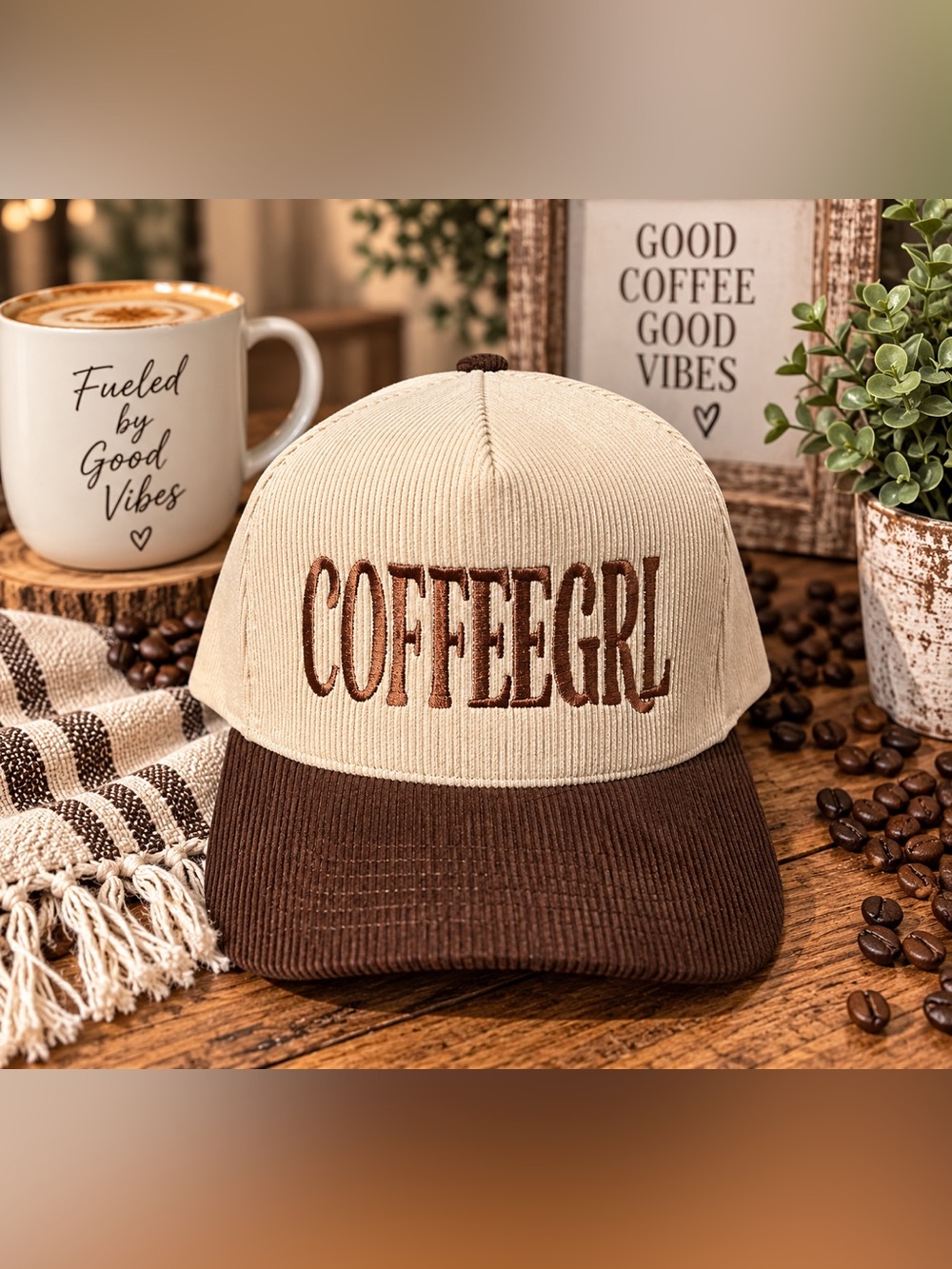 Coffee girl Trucker Hat